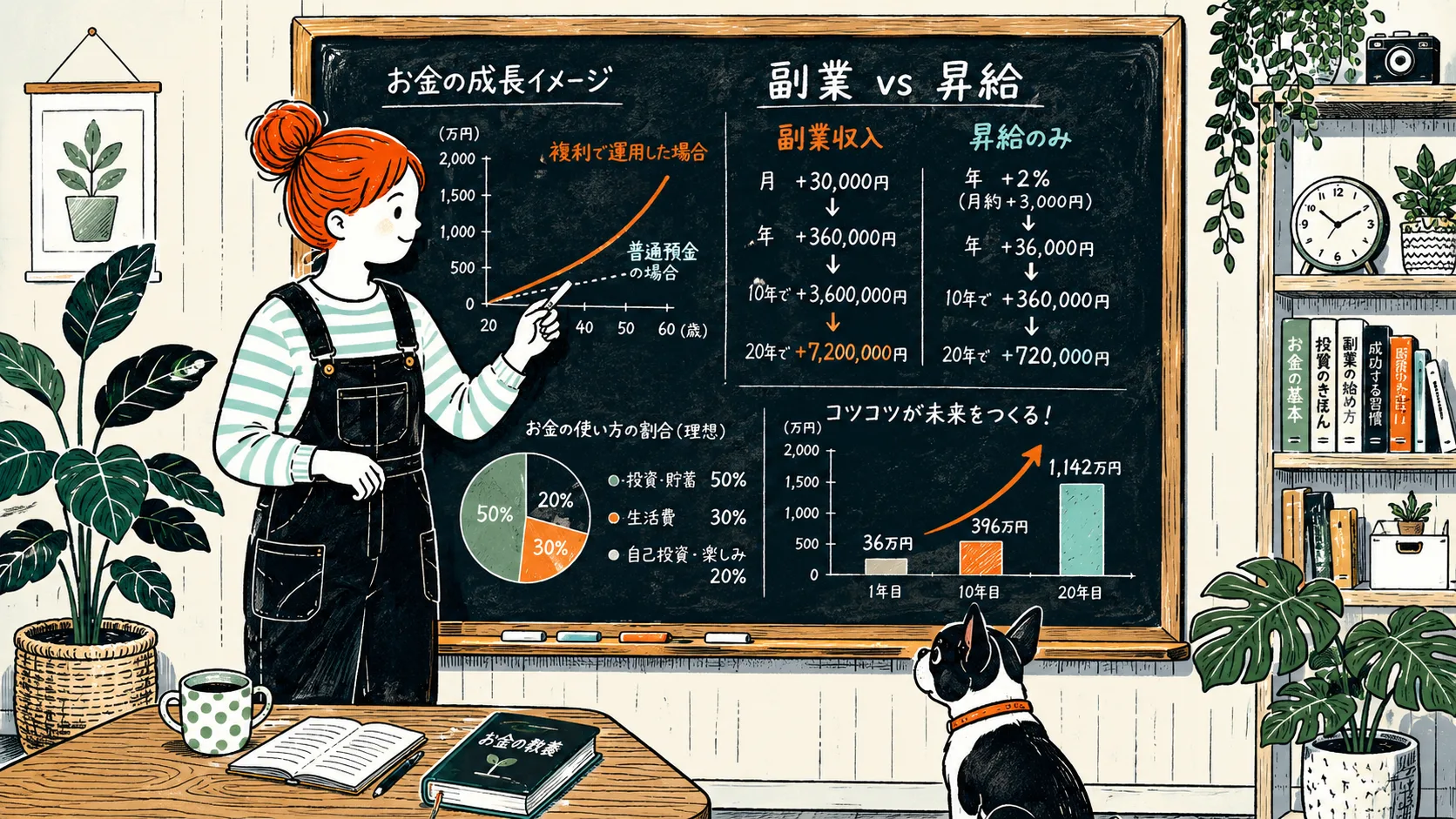 副業で100万円 vs 昇給で100万円、手取りはこんなに違う