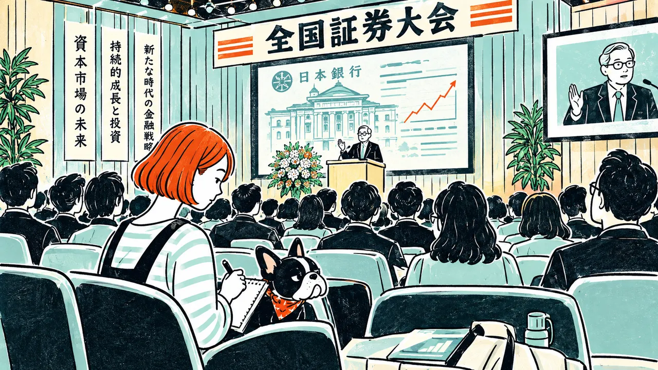 植田総裁の全国証券大会でのあいさつを、原文で読んでみた